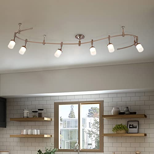 21904 000 Transitional 6 (6-Light / Brushed Nickel)