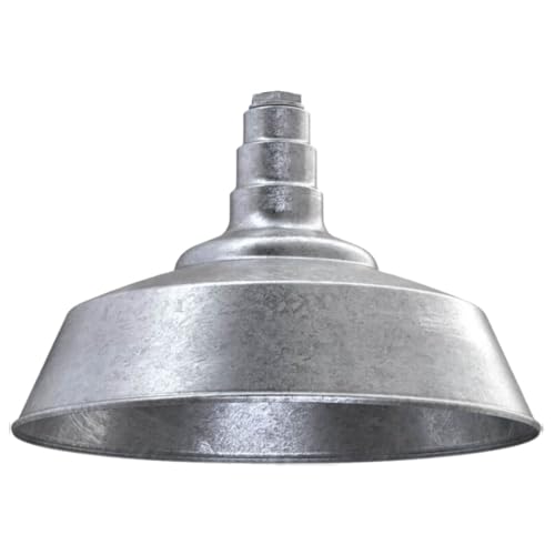 Industrial Pendant Light 20 Inch Extra Large Steel Warehouse Dome Fixture
