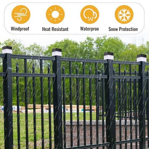 16 Pack Solar Post Cap Lights (White)