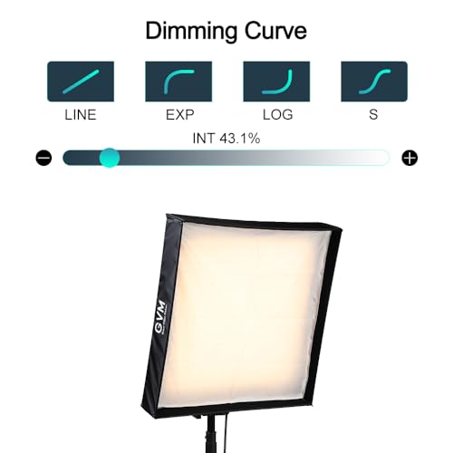 GVM 200W Flexible Led Panel Light Mat with Bluetooth Control (2)