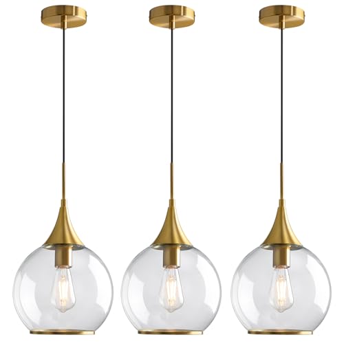 Pendant Lights Kitchen Island (Gold / 3 Pack-10inch)