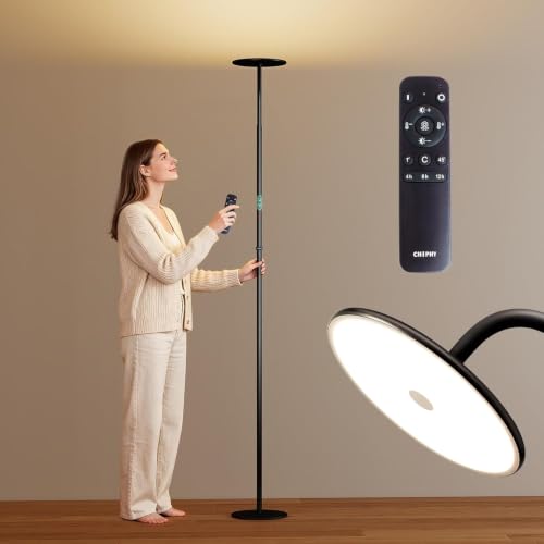 60W Torchiere Lamp (Remote & Touch Control)