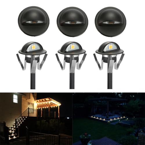 D35MM LED Stair Lights Kit Low Voltage Half Moon