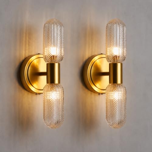 Brushed Brass Wall Sconces
