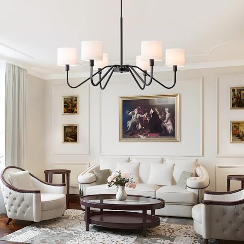 Modern 6 Light Chandelier