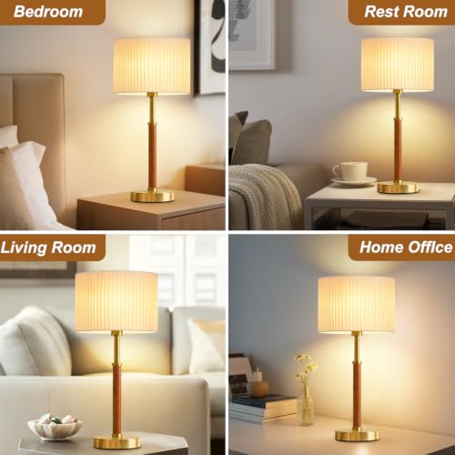 Modern Table Lamp Set of 2 for Living Room Bedroom (C)
