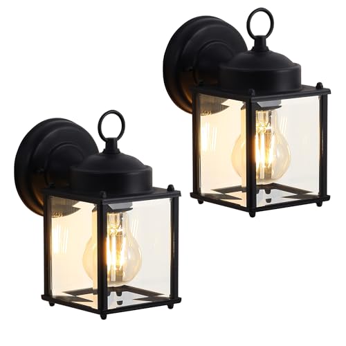 Outdoor Wall Light Fixtures Waterproof Porch Lights Anti (Basic Functions / 2 Pack)