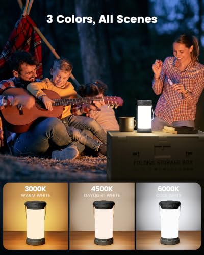 LED Rechargeable Camping Lantern (Black)