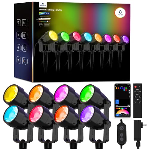 Landscape Lighting (Black / 8 Pack)