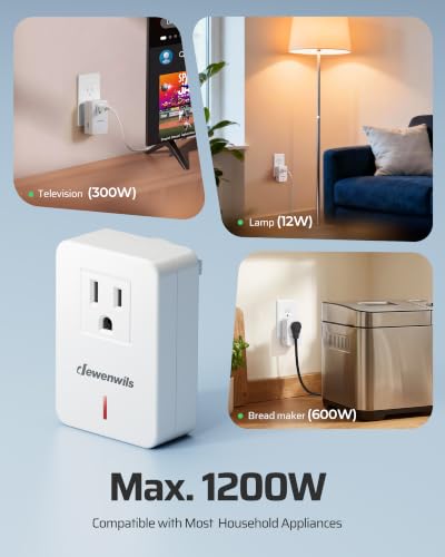Remote Control Outlet Switch (2 Remote+1 Outlet)