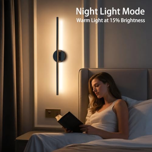 Rechargeable Wall Sconce Set of Two (Matt Black / Large Round)