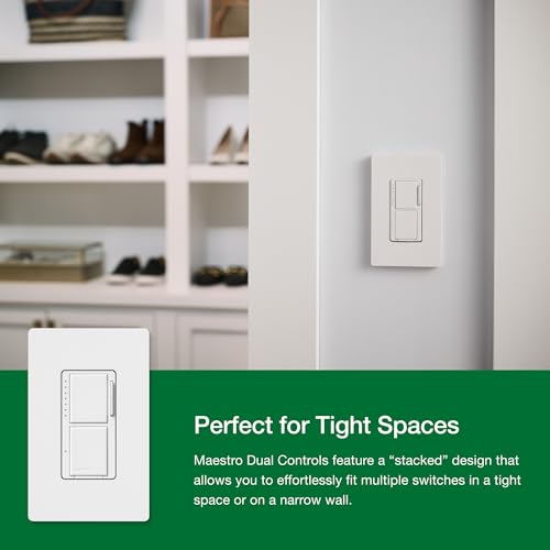 Maestro LED+ Dual Dimmer and Switch (2 Pack / Maestro Dual Dimmer and Switch)