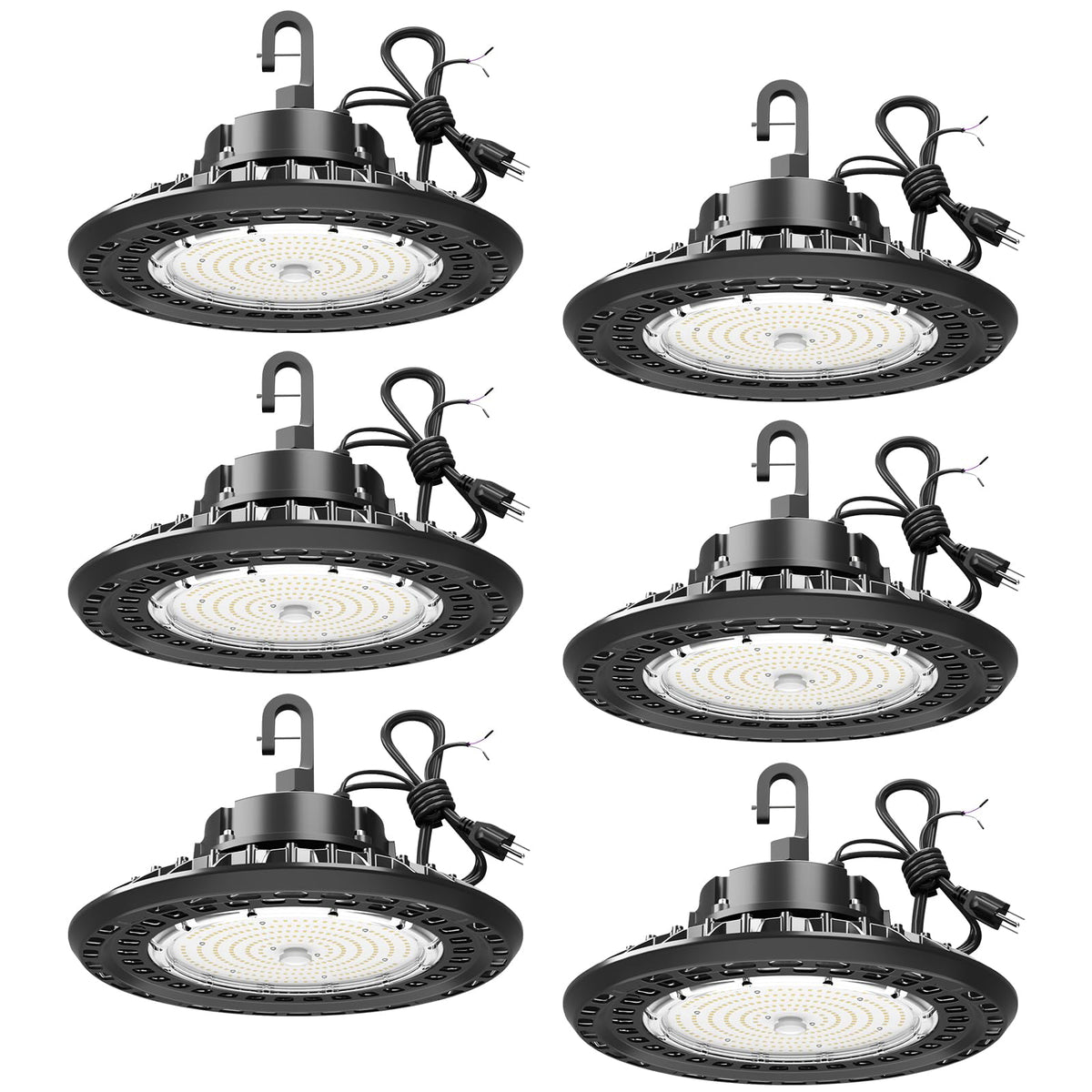 150W 6 Pack UFO LED Shop High Bay Lights (150-6PACK)
