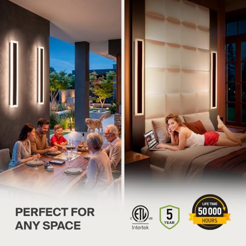 48" LED Linear Wall Sconce (Black)