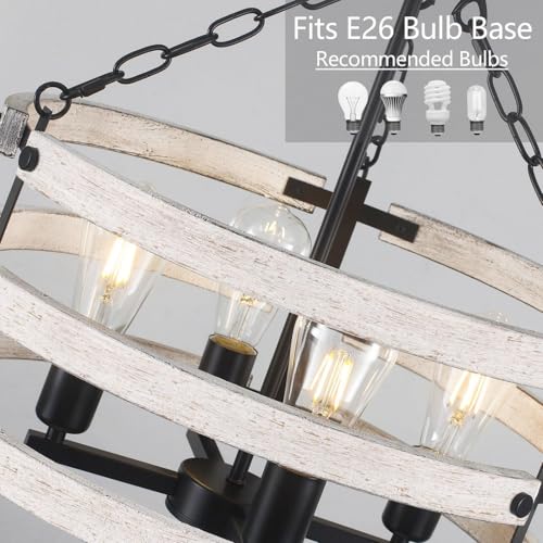Rustic Farmhouse Chandelier (18.89Inches)