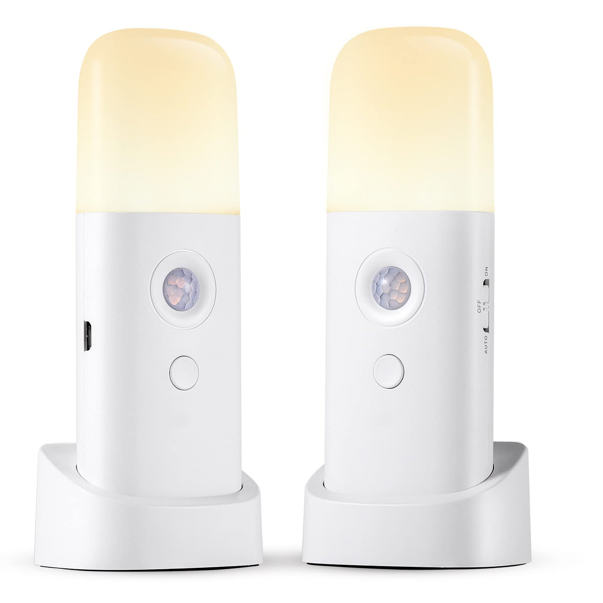 Rechargeable Motion Sensor Night Light (Cool White_6000K)