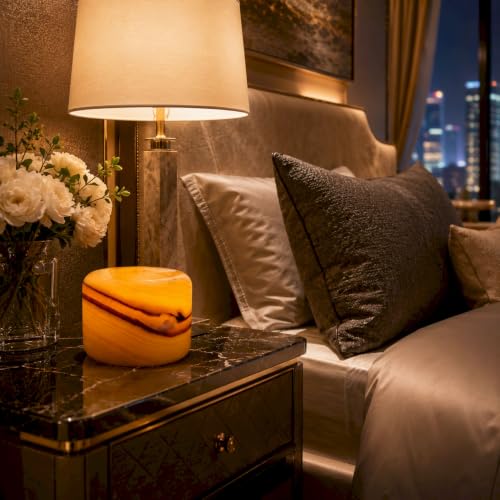 Marble Lamp Table Lamp Unique Stone Touch Lamp Pat Lamp Type