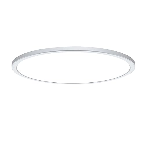 Dimmable LED Flush Mount Ceiling Light Fixture with Remote Control