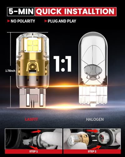 7443 7440 LED Bulb Reverse Light 7444 Backup Light 6000K White 2 Pcs (White / 7443/7440)