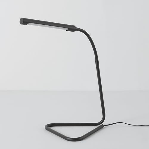 56060 Arden 12" LED Integrated Desk Lamp (Black / 12 inches)