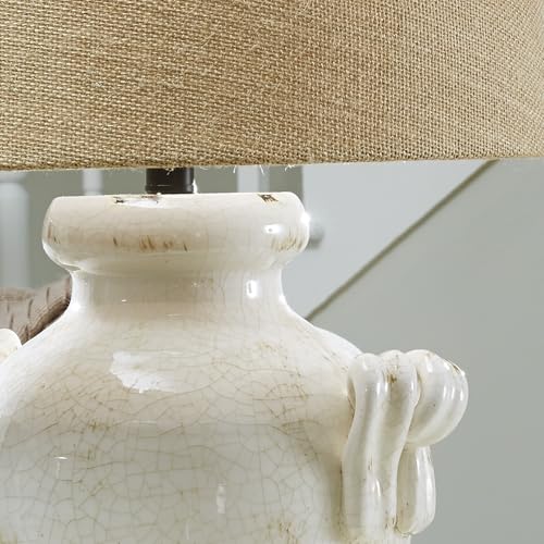 27 Inch Farmhouse Ceramic Table Lamp (Emelda)