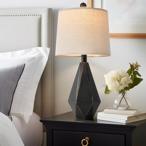 20.25'' Table Lamps Set of 2 (Small - Black with Gold)