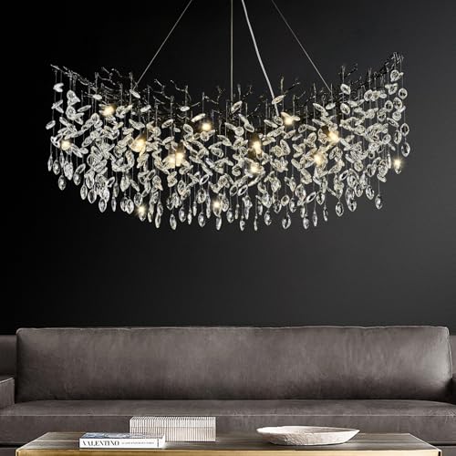 Vintage Chandeliers for Dining Room (Black / A-L47 Inch)