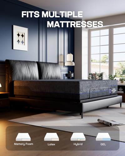 NS1 Massage Adjustable Base with Mattress Set (Twin XL / Massage Base with 14" Mattress)