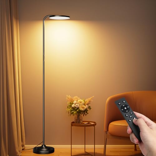 36W LED Floor Lamp (Deep Black)