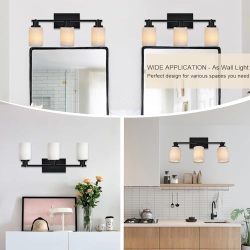 3 Lights Track Lighting Kit (Black / 3-Lights)