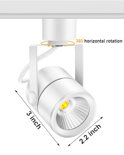 12 Pack LED Track Lighting Heads with Remote