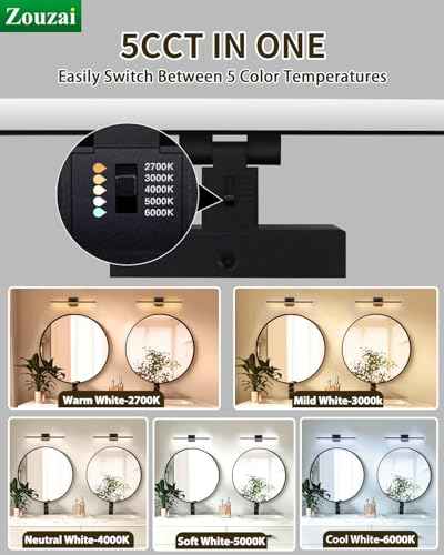 24 inch Modern Bathroom Vanity Lighting Fixtures Over Mirror (24 inch (2nd Gen))