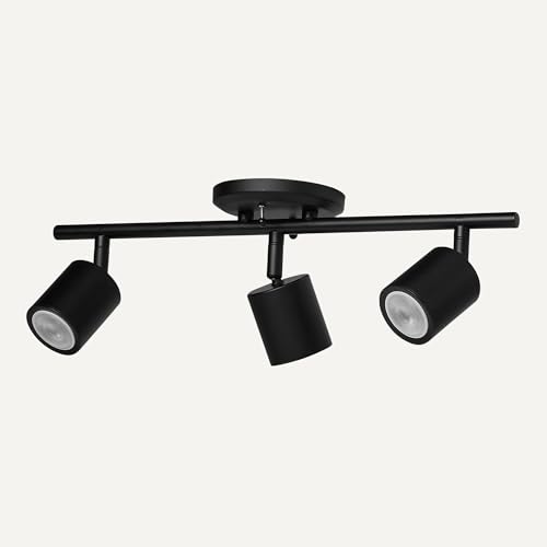 3 Light Track Lighting Kit (Black)