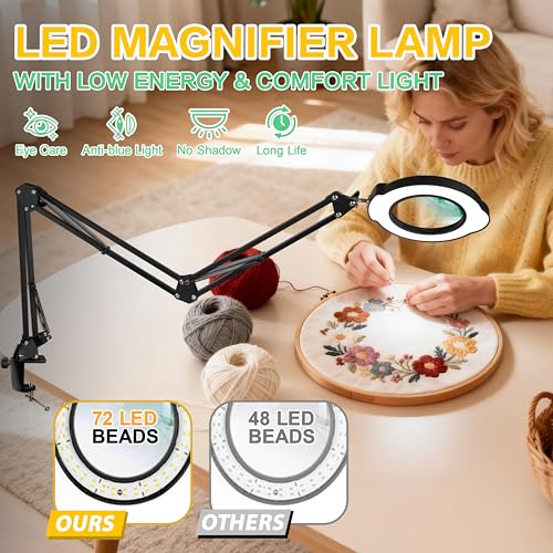 15X Magnifying Glass with Light