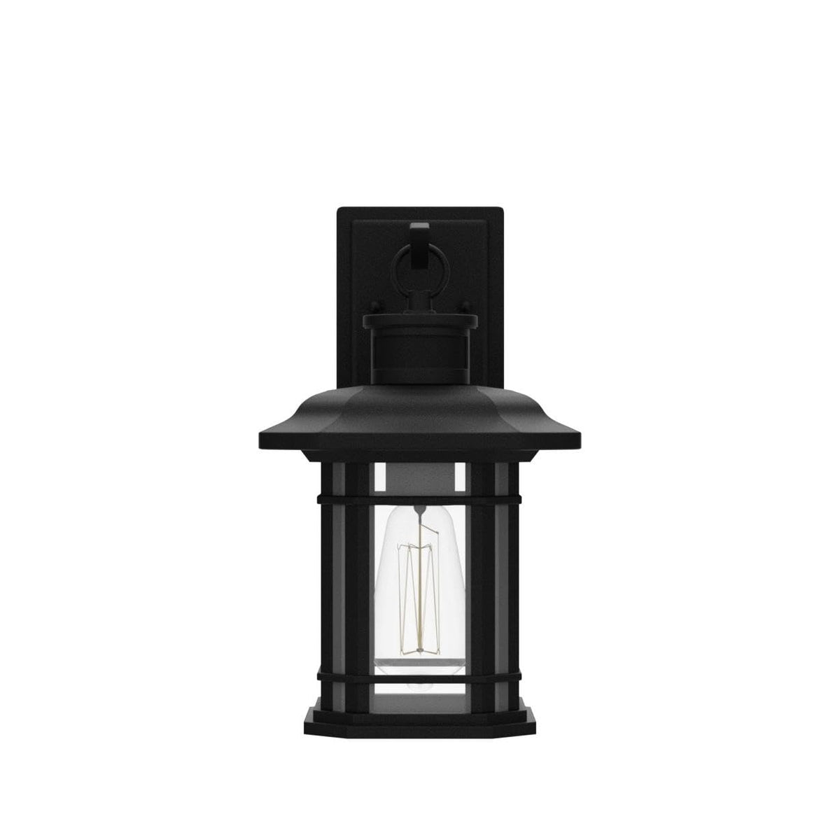 Outdoor Light Fixture With Motion Sensor (Black / 12.4 in Motion Sensor 1 Pack)