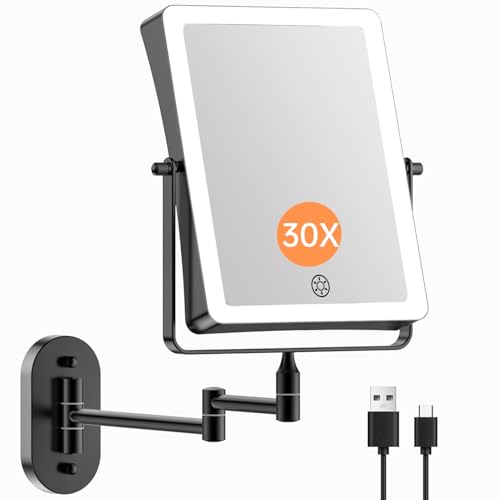 5000mAh Rechargeable Wall Mounted Makeup Mirror