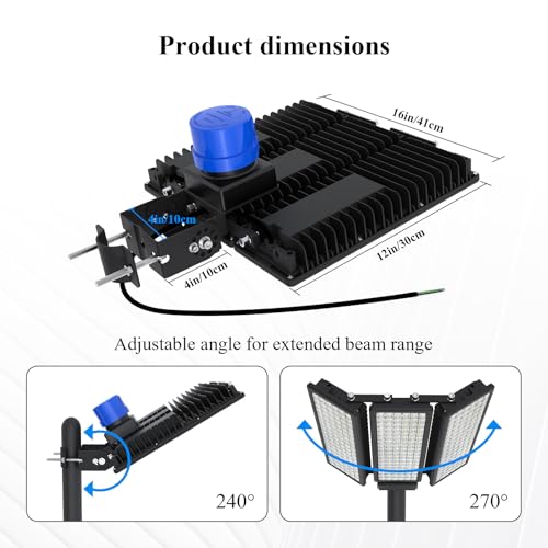 300W Dusk to Dawn Outdoor Light (100W*3-DTD)