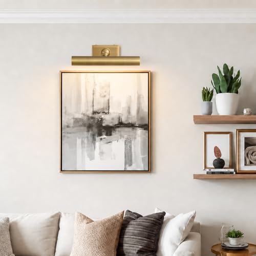 12 inch Brass Picture Light Hardwired Picture Lights for Wall (Brass / 12in)