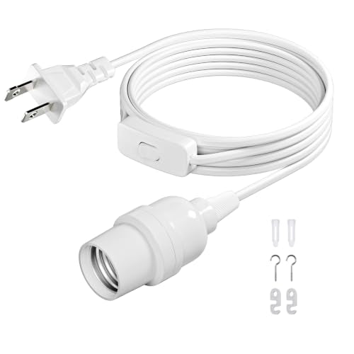 Pendant Light Cord (6.6ft - White)