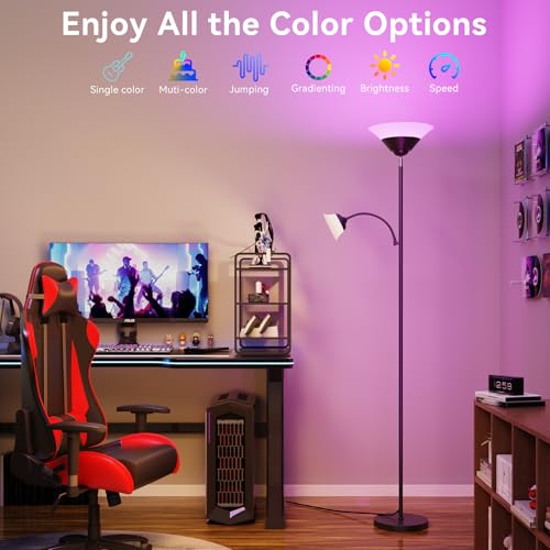 RGB Torchiere Floor Lamp (RGB (Red, Green, Blue))