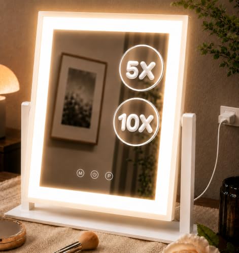 LED Vanity Makeup Mirror with Lights for Women and Mom