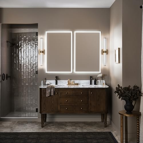 Laurene LED Bath Bar Light (Fluted Glass / 26.5 inch / Champagne Bronze)