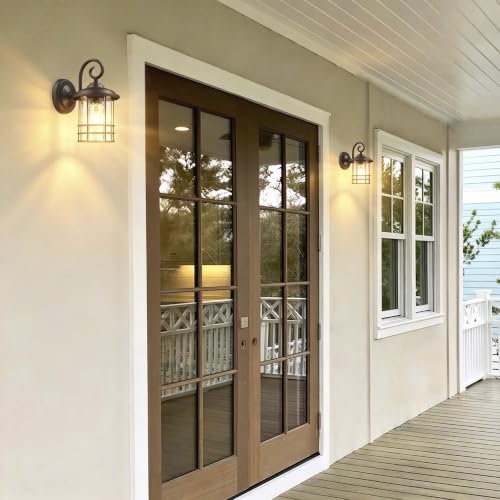 Narrow 5.5" Wide Bronze Porch Light 1 Pack (Bronze / 1 Pack H9.8")