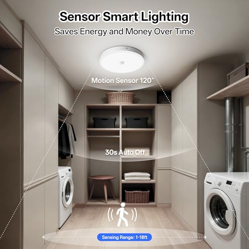 12000mAh Rechargeable Ceiling Light (White-6500K / 12000mAh)