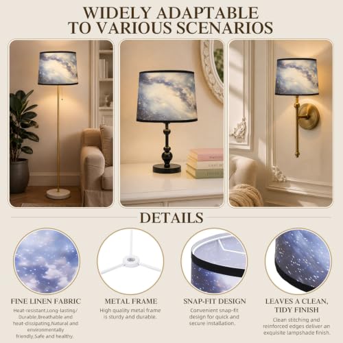 Drum Lamp Shades Set of 2 (Galaxy)