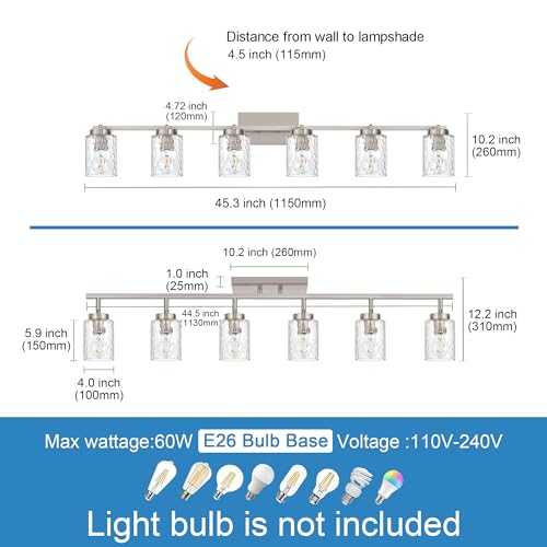 6 Light Track Lighting (Brushed Nickel / 6 Lights)