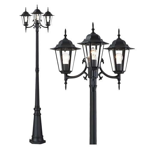 Outdoor Post Light 83" (Black)