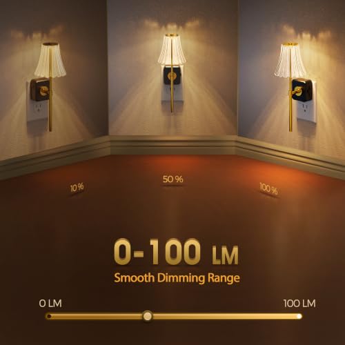 LED Night Lights Plug into Wall (Clear / 2 Pack)