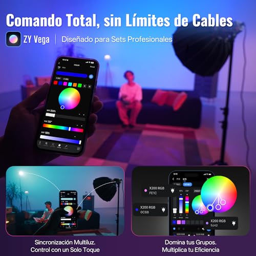 MOLUS X200 RGB Standard 200W Professional Portable COB Video Light (X200 RGB Standard)