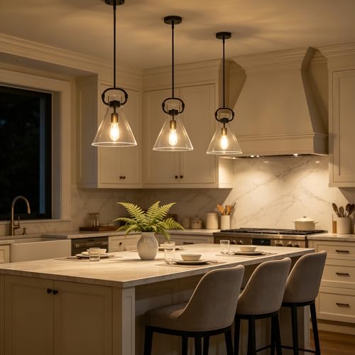 Black Glass Pendant Light 9.8" (Black / Special 1 Light)
